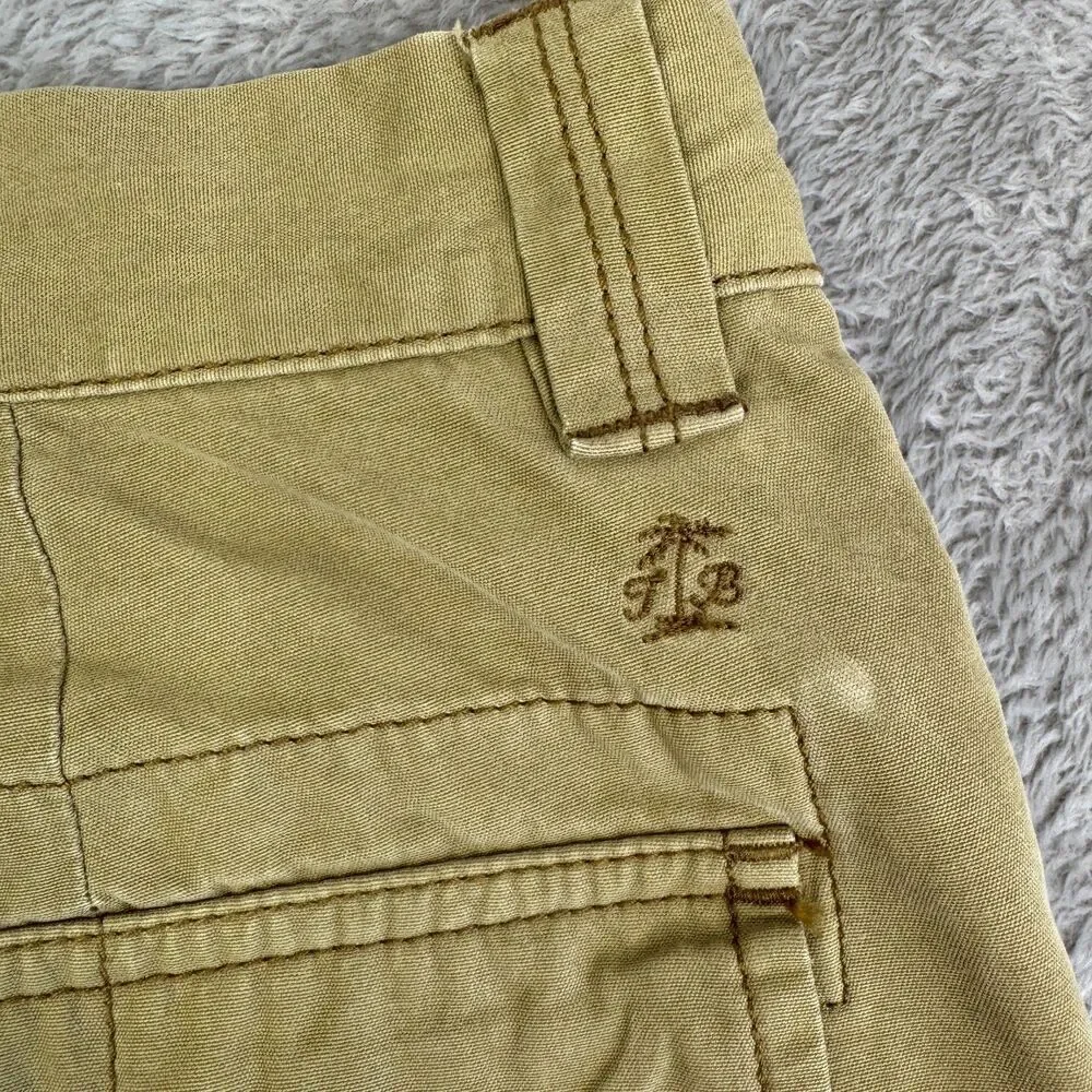 Tommy Bahama Chino Shorts Mens 30 Tan Silk Classic Fit Slash Pockets Flat Front